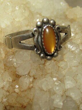 Vintage Wheeler Manufacturing Sterling & Tiger's Eye Ring